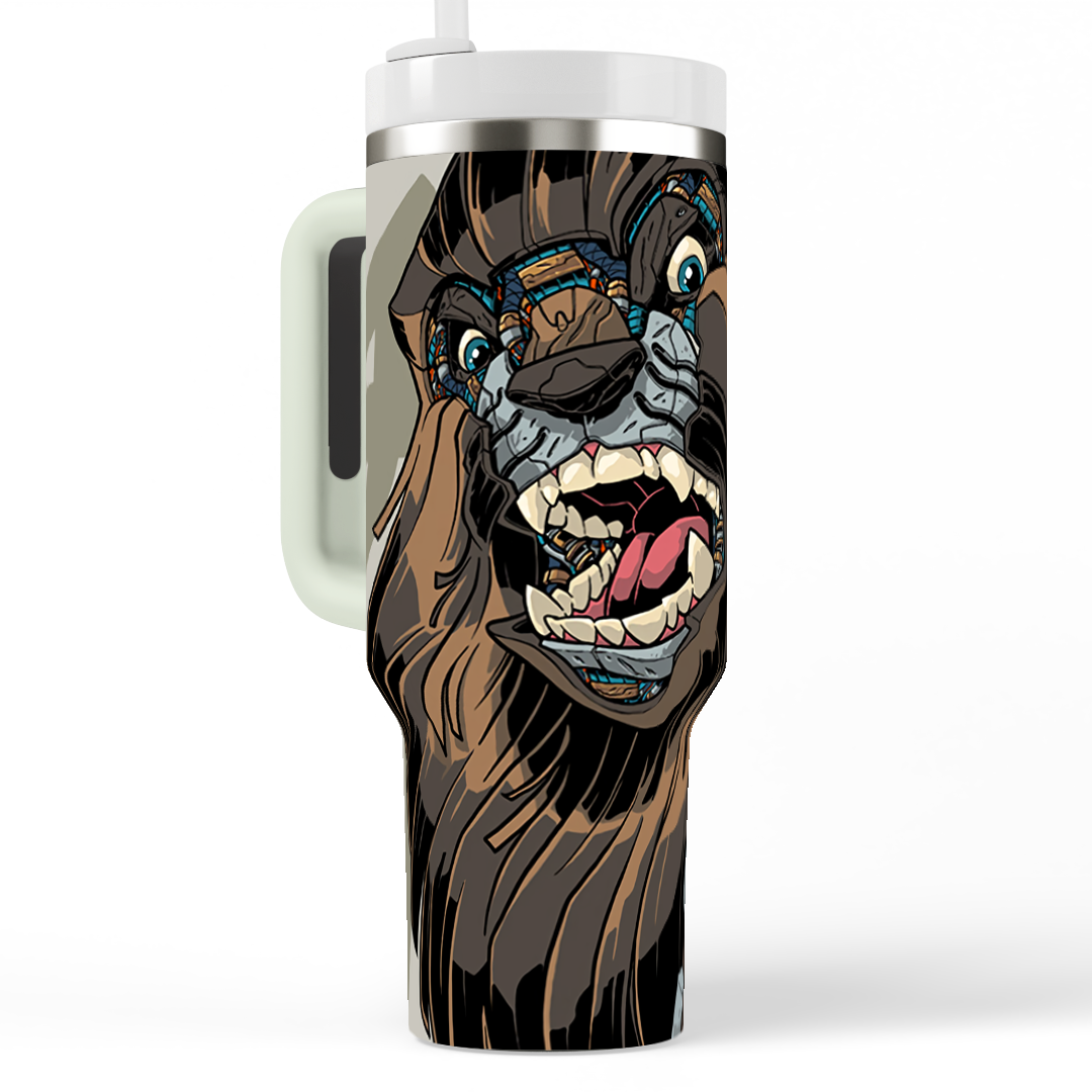 Mecha Chewbacca Quencher Tumbler