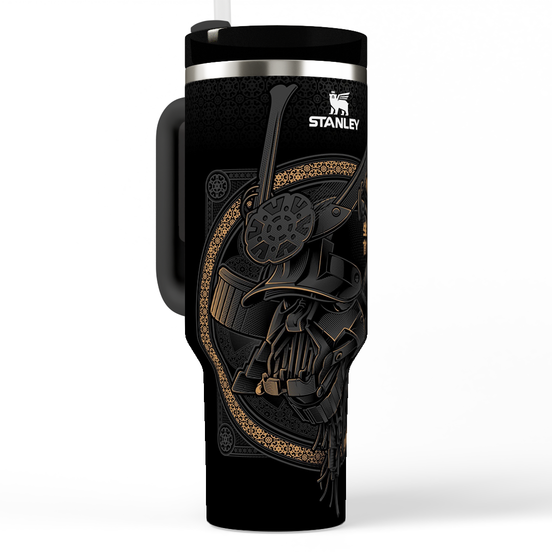 Vader Black Yellow Samurai Quencher Tumbler